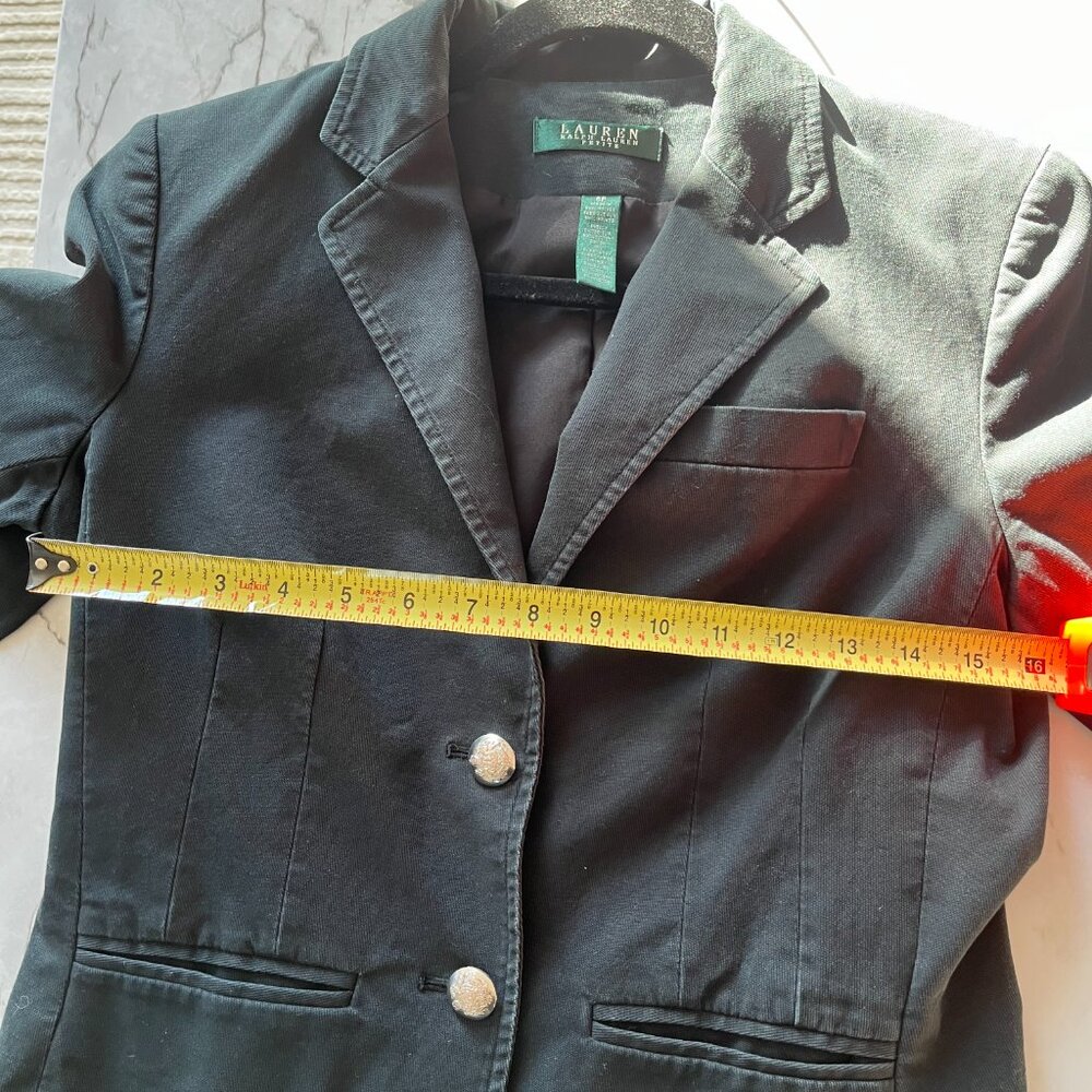Polo Ralph Lauren Academia Women's Jacket, Blazer, Black, Size 6P,  Business - Picture 15 of 16